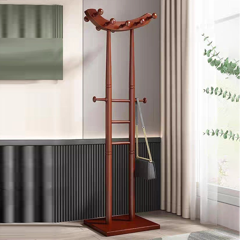 Modern Minimalist Boat-Shaped Hook Solid Wood Display Rack For Living Room