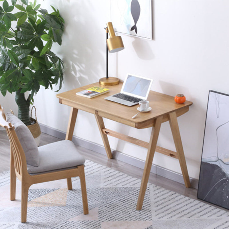 Chaise contemporaine scandinave carrée avec coussin rembourré en bois massif avec dossier et accoudoirs pour salon 