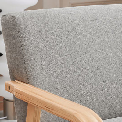 Modern Minimalist Pine Solid Wood Plywood Medium Density Fiberboard PU Leather Latex Beads Table & Chair Set for Living Room