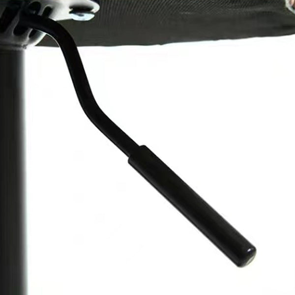 Tabouret de bar rond contemporain de luxe en simili cuir à effet ciré à l&