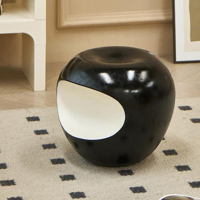 Moderne Art Deco Apfel Rundharz Stuhl Rückenfrei Ohne Armlehnen Für Schlafzimmer 