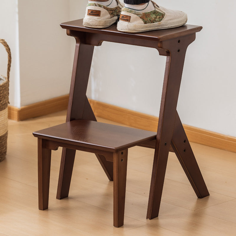 Traditional Vintage Bamboo Folding Step Stool 2/3-Step For Living Room