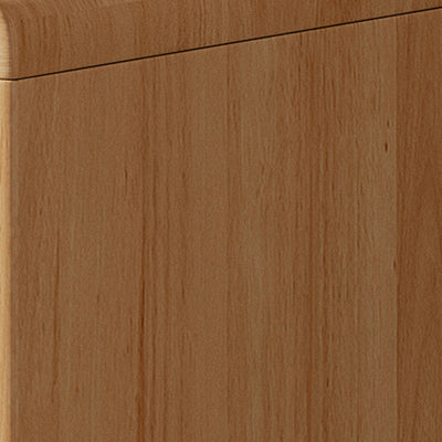 Table de chevet moderne minimaliste en bois massif de caoutchouc avec 1/2 tiroir pour chambre 