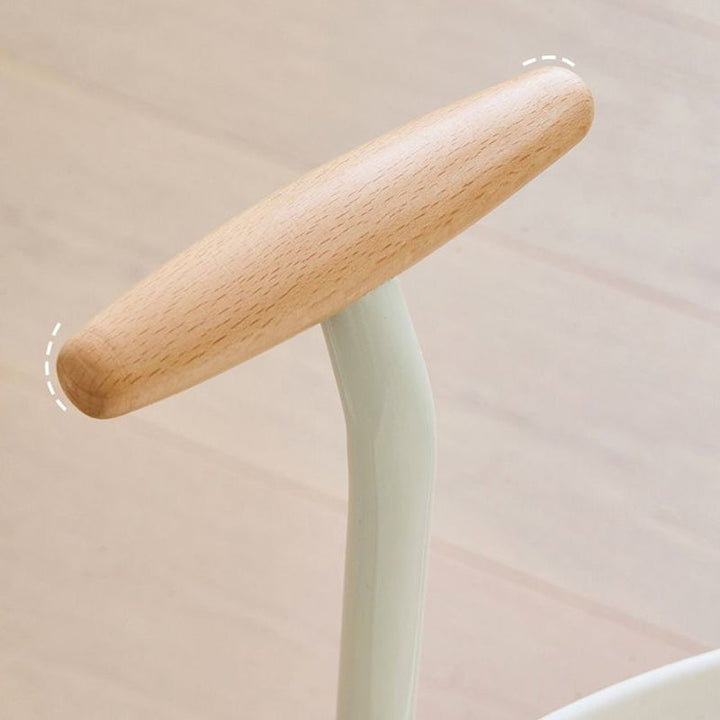 Table d’appoint contemporaine scandinave rectangulaire amovible, ronde, en plastique ABS, bois de hêtre et fer, à 2 niveaux, pour salon 
