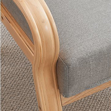 Modern Minimalist Pine Solid Wood Plywood Medium Density Fiberboard PU Leather Latex Beads Table & Chair Set for Living Room
