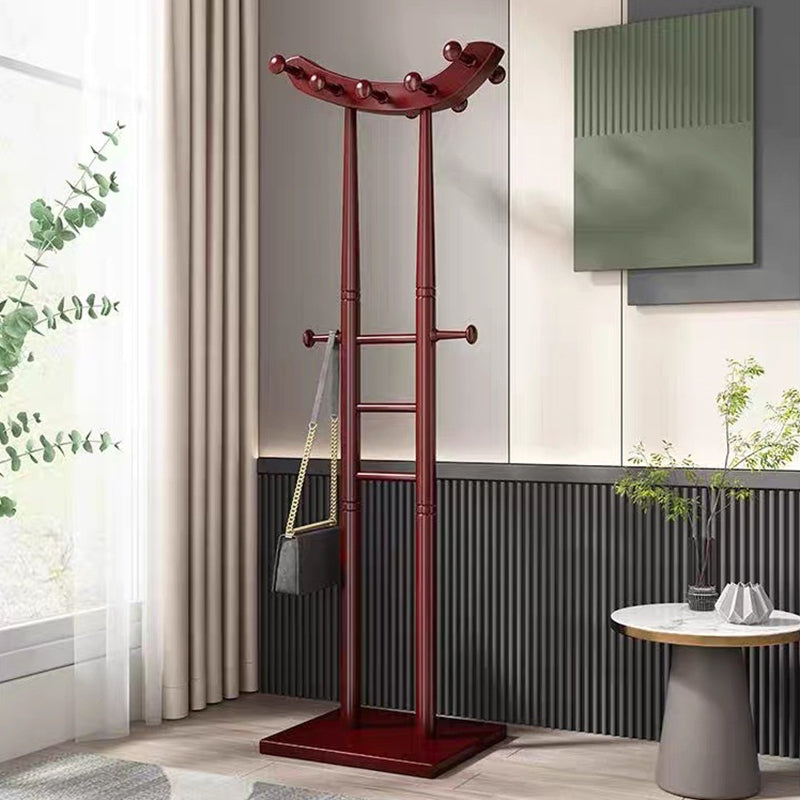 Modern Minimalist Boat-Shaped Hook Solid Wood Display Rack For Living Room