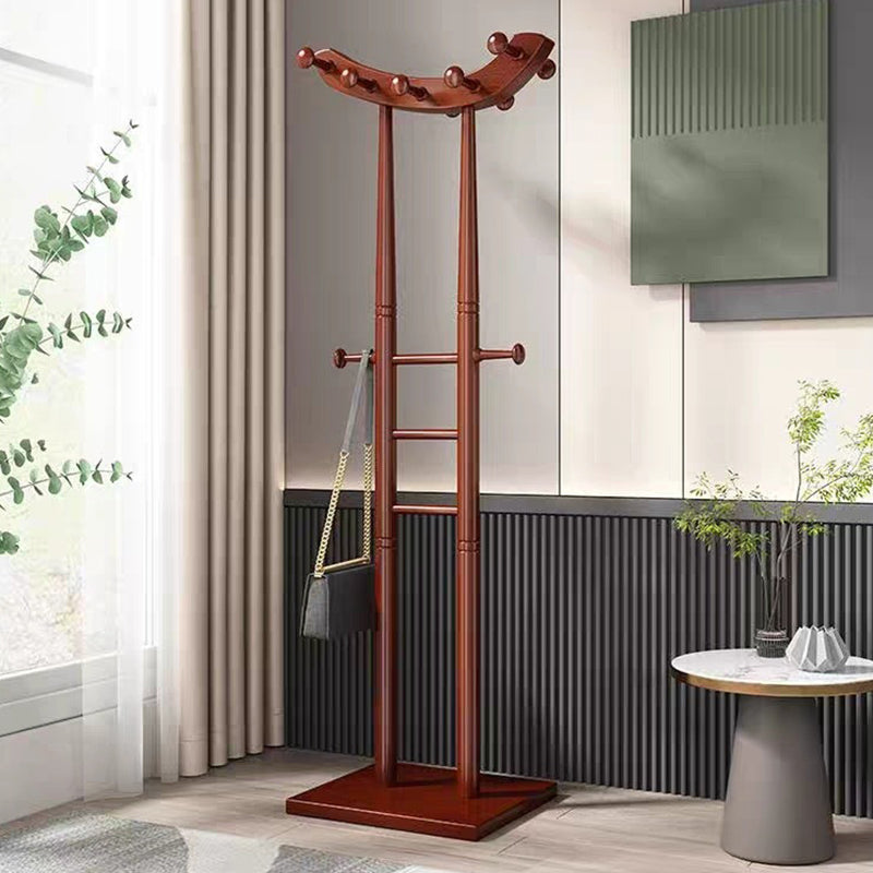 Modern Minimalist Boat-Shaped Hook Solid Wood Display Rack For Living Room