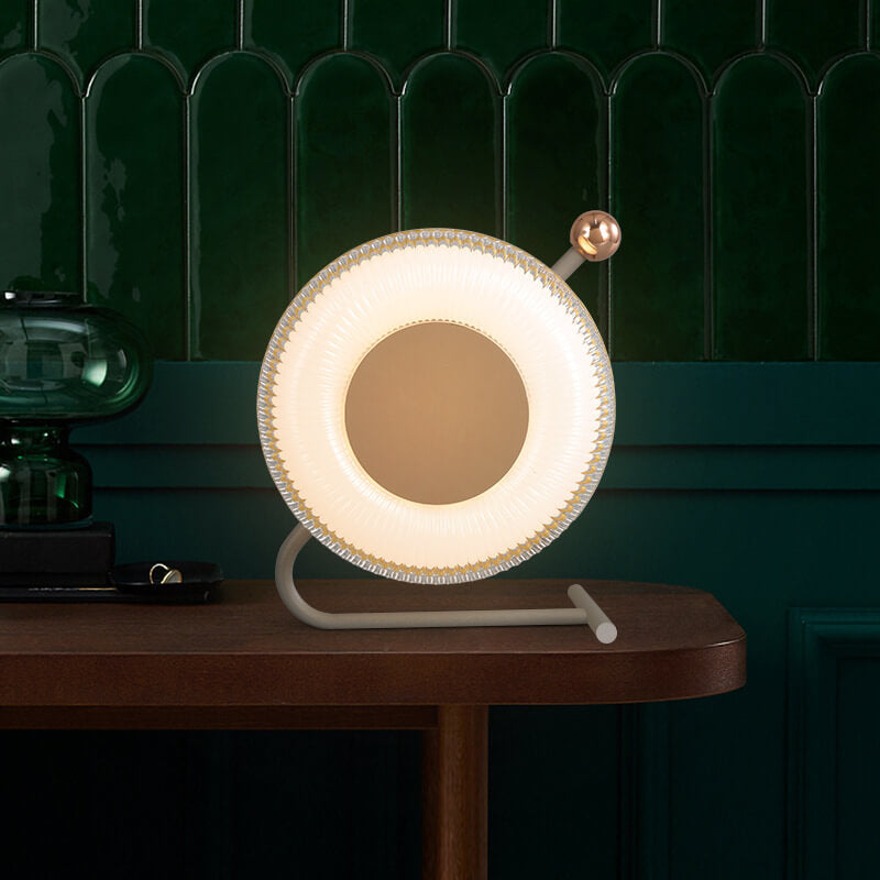 Nordic Light Luxury Round Acrylic LED Decorative Table Lamp