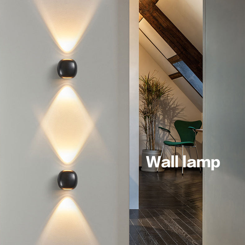 Modern Simplicity Aluminum Spherical LED Wall Sconce Lamp For Hallway
