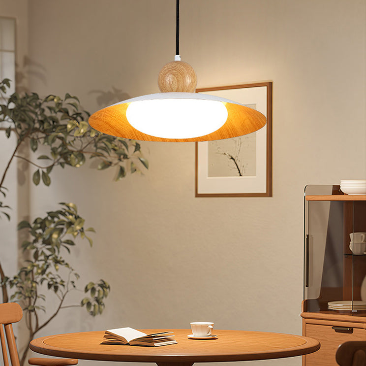 Zeitgenössische skandinavische Eisen PE Acrylglas LED Pendelleuchte für Esszimmer 