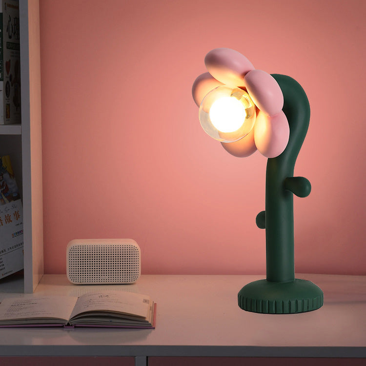 Lampe de table 1 lumière Nordic Creative Floral Greenery 