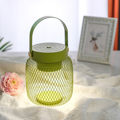 Zeitgenössische kreative Flasche Eisen Acryl LED Tischlampe für Wohnzimmer 