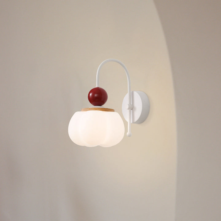 Lampe murale 1 lumière en fer PE avec base en disque d&