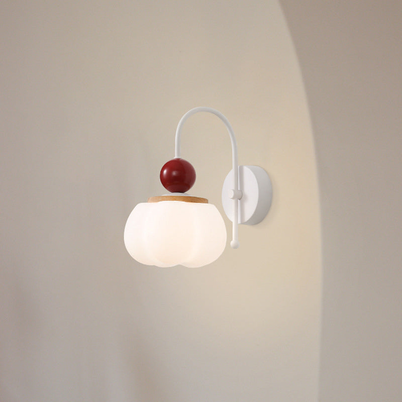 Lampe murale 1 lumière en fer PE avec base en disque d&