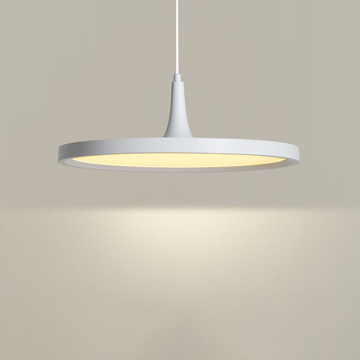 Modern Minimalist Hardware Aluminum Flying Saucer LED Pendant Light For Dining Room