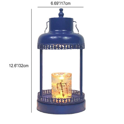 Moderne romantische minimalistische Metallsäule 1-Licht schmelzende Wachstischlampe 