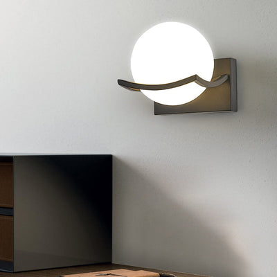 Moderne Einfachheit Eisen Wasser Muster Glas Ball Schatten 1-Licht Wand Leuchte Lampe Für Schlafzimmer 