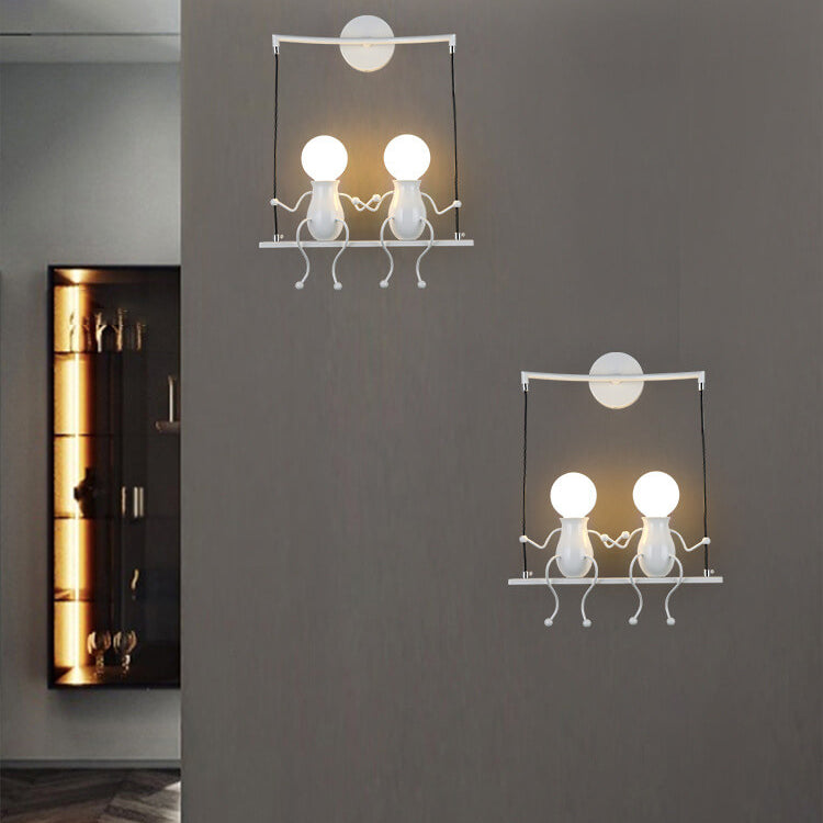 Moderne minimalistische drehbare LED-Wandleuchte