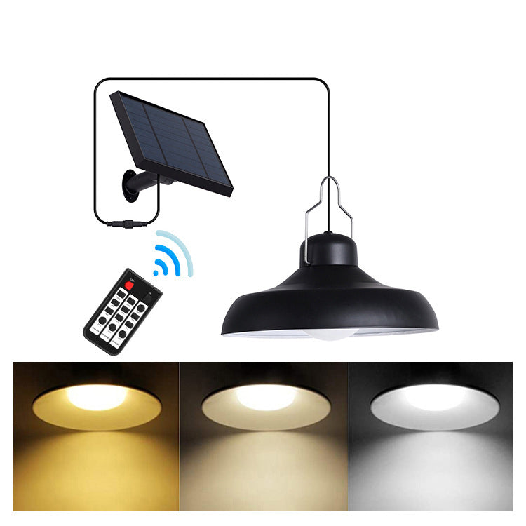 Luz LED para exteriores redonda de ABS PC impermeable solar de simplicidad moderna para jardín 