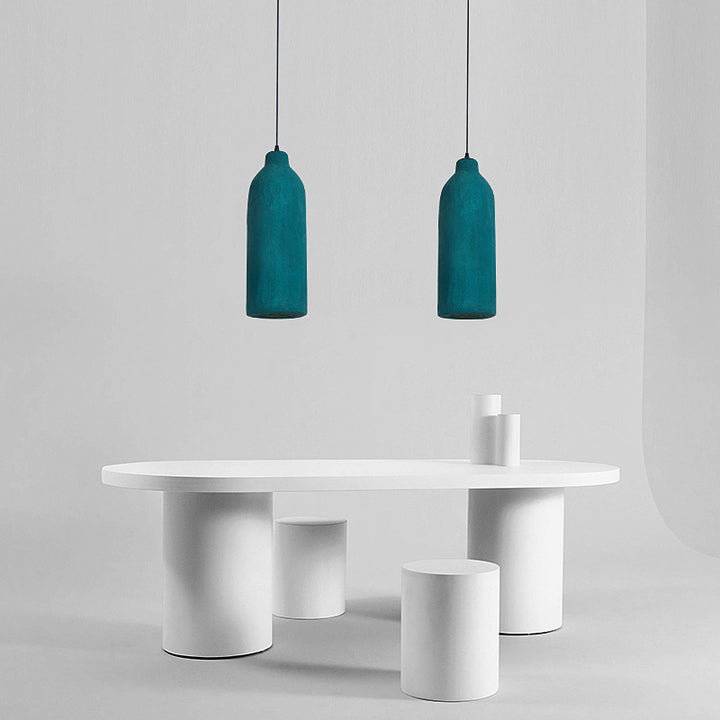 Suspension lumineuse contemporaine scandinave en polystyrène à 1 lumière pour salle à manger 