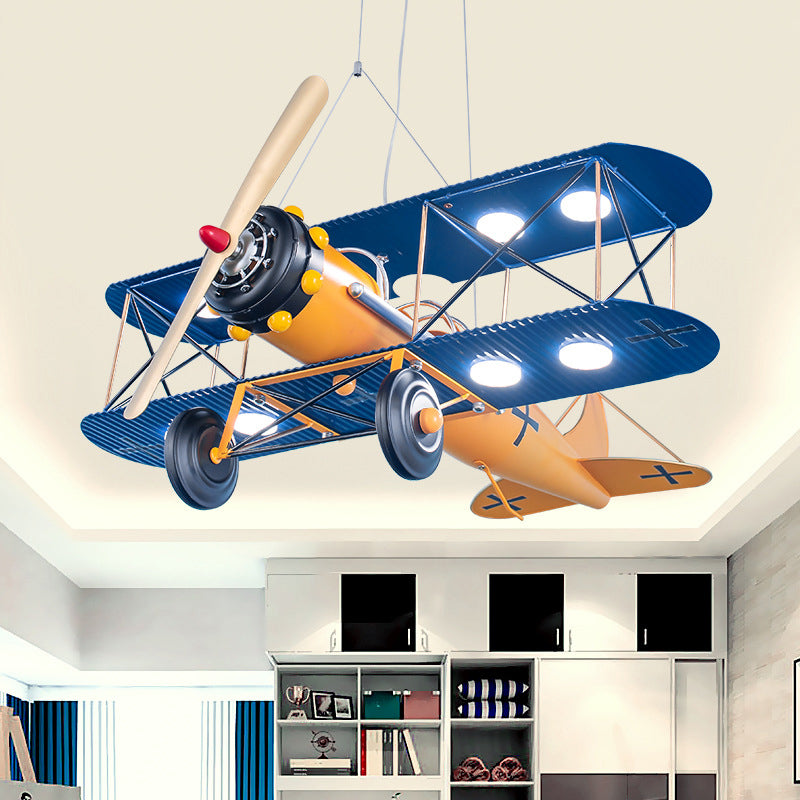 ثريا LED أكريليك للأطفال المعاصرين بتصميم الطائرات لأجهزة غرف النوم 