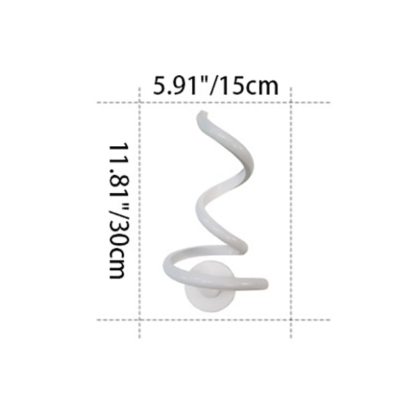 Zeitgenössische kreative Bar Wave Aluminium Acryl LED Wandleuchte Lampe für Wohnzimmer 