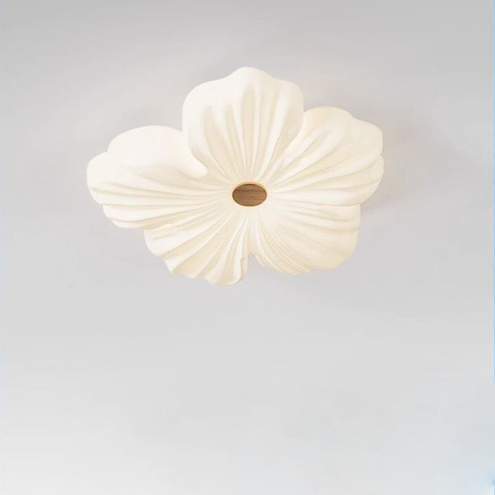 Plafonnier LED en fer et acrylique Art Déco moderne en forme de fleur pour salon 