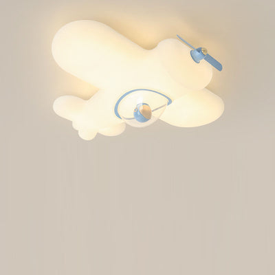 ضوء سقف مثبت بمصابيح LED من الحديد للأطفال بتصميم الطائرة الحديث والبسيط لغرفة النوم 