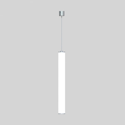 Modern Minimalist PC Straight Line LED Pendant Light For Living Room