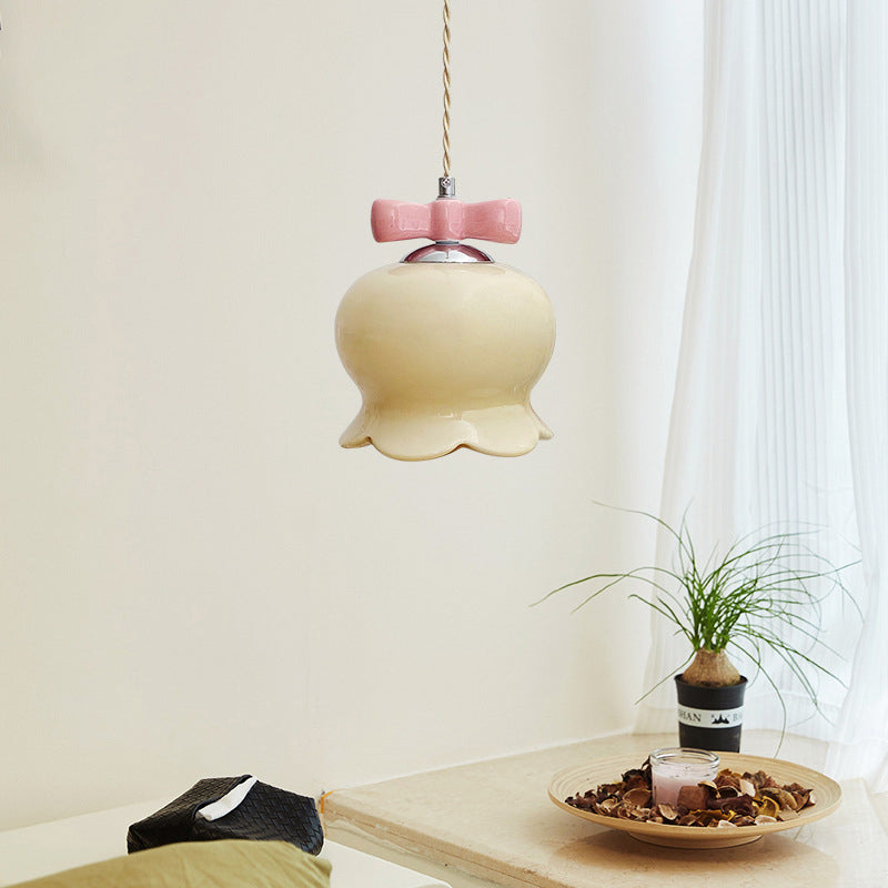 Art déco moderne nœud papillon cloche fleur d&