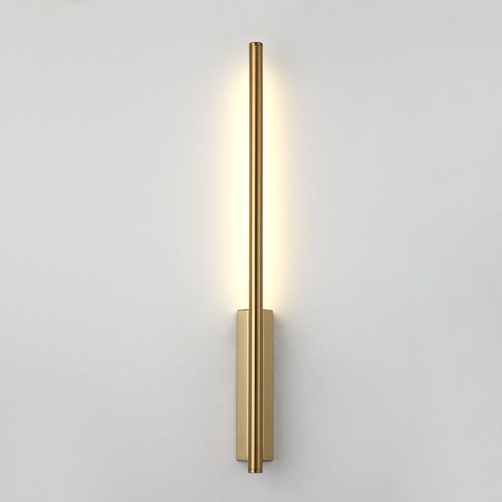Moderne minimalistische Streifen Kupfer PC LED Wandleuchte Lampe für Wohnzimmer 