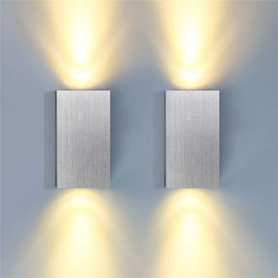 Modern Simplicity Waterproof Aluminum Cubic LED Wall Sconce Lamp For Outdoor Patio