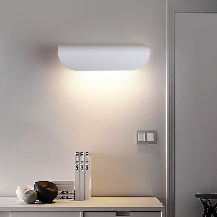 Lámpara de Aplique de Pared LED de Tira Larga de Aluminio Simple Impermeable para Exteriores 