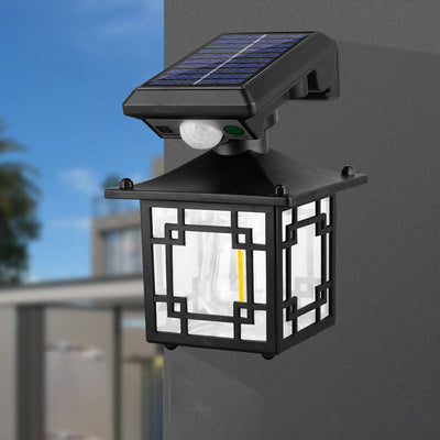 Moderne Einfachheit Solar Zylinder Quadrat ABS PS LED Außenleuchte für Garten 