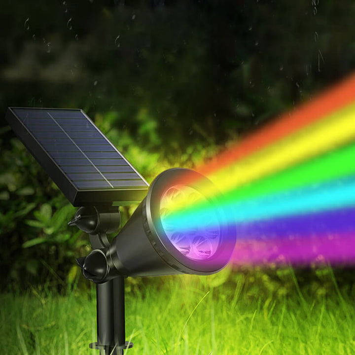 Lumière paysagère à LED rotative en ABS étanche à l&