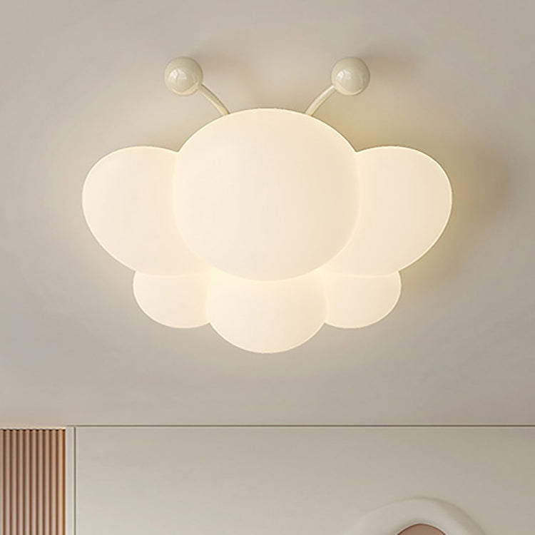Plafonnier LED en fer PE abeille à montage affleurant pour chambre à coucher, simplicité moderne 