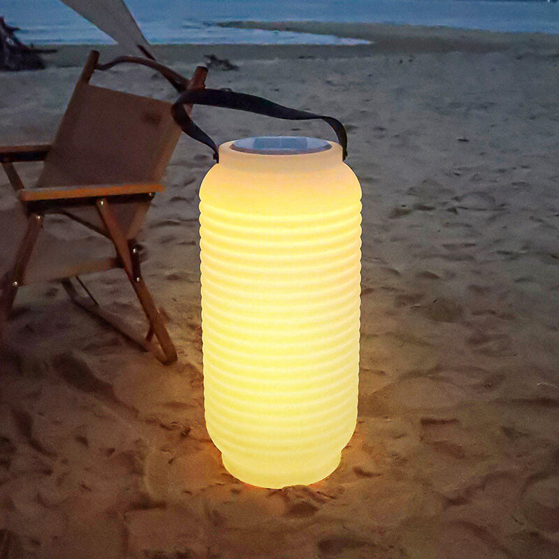 Faroles decorativos impermeables solares PE Camping portátil LED luz exterior 