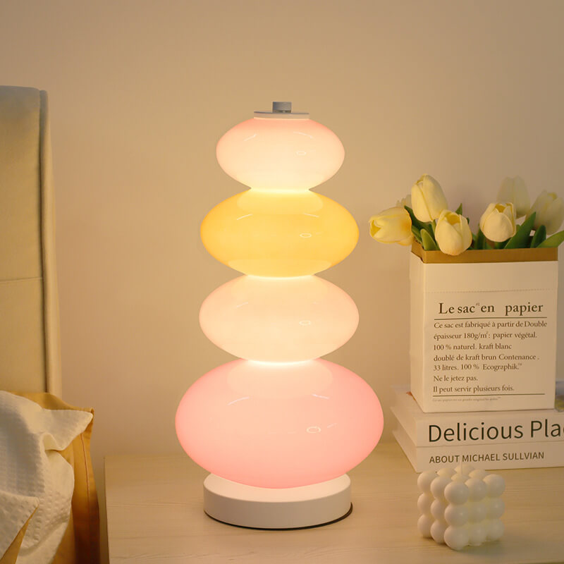 Macaron Creative Rainbow Candy Gourd Skewers LED Table Lamp