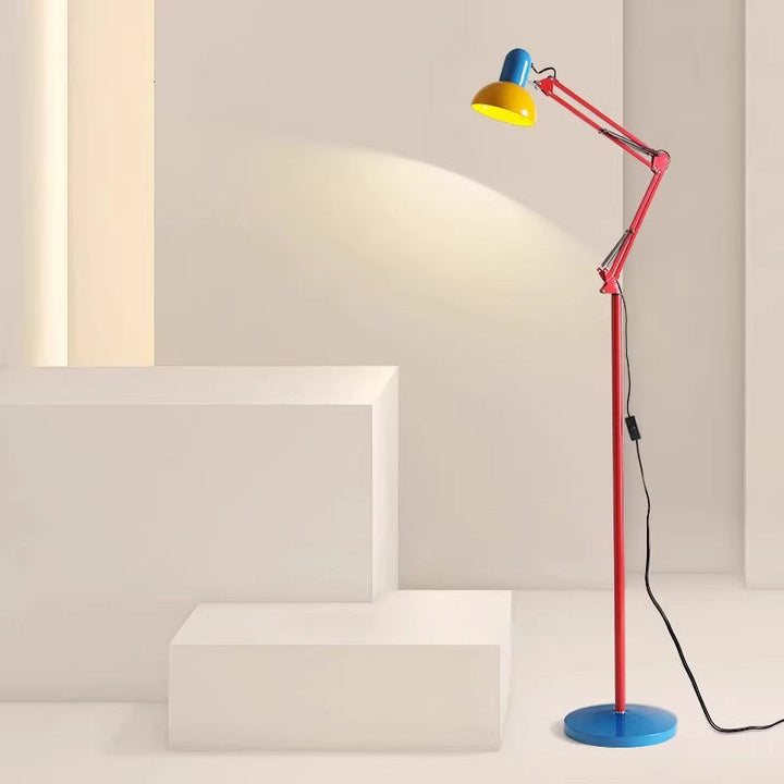 Moderne Einfachheit Eisen Halbkreis 1-Licht Stehlampe für Schlafzimmer 