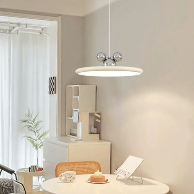 Lumière suspendue LED en aluminium avec matériel Mickey, soucoupe volante minimaliste moderne pour salon 