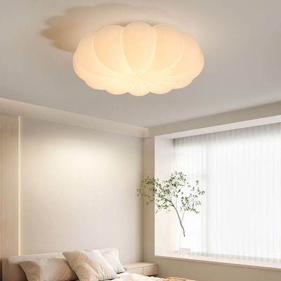 Contemporary Nordic Metal Kid's Flowers LED Flush Mount Ceiling Light For Bedroom