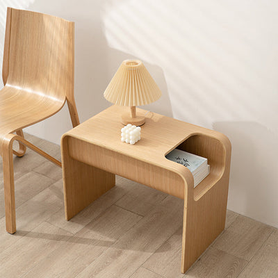 Table basse carrée en bois minimaliste moderne pour salon 