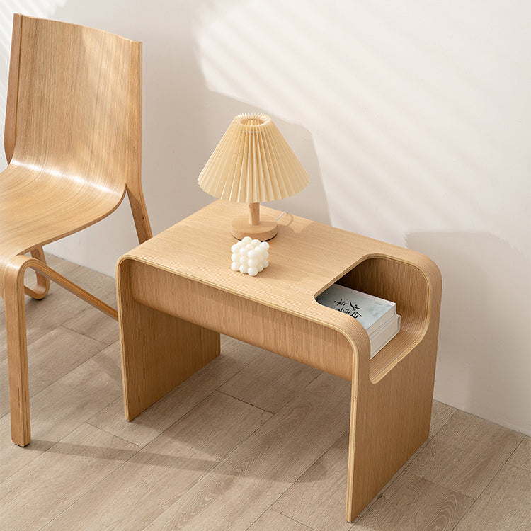 Table basse carrée en bois minimaliste moderne pour salon 