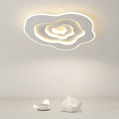 Lustre Plafonnier LED en Acrylique et Fer Minimaliste Moderne pour Salon 
