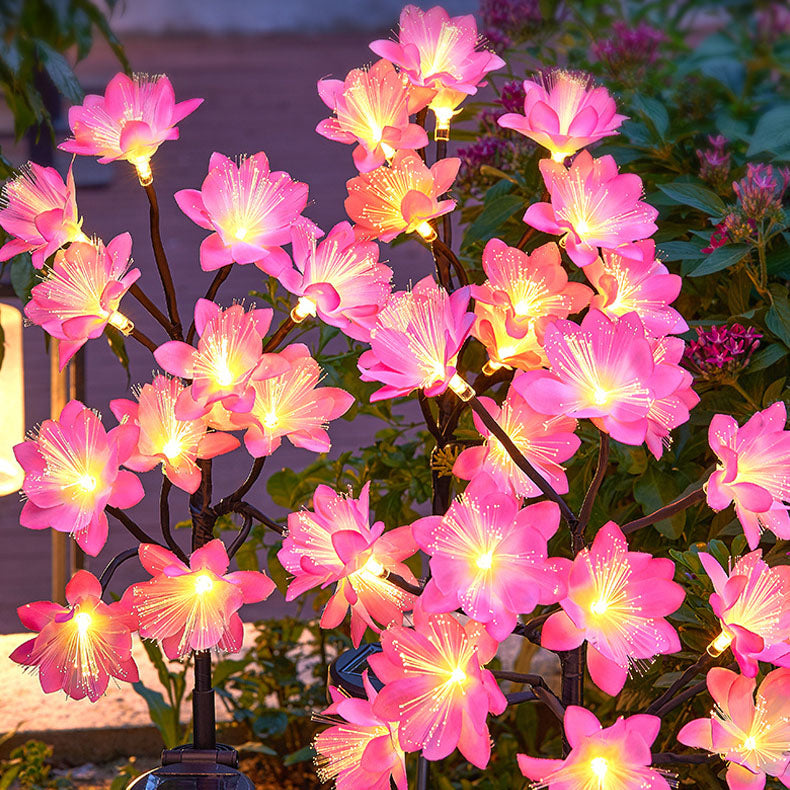 Solar-Sonnenblumen-LED-Außenrasen-dekoratives Erdungsstecker-Licht 