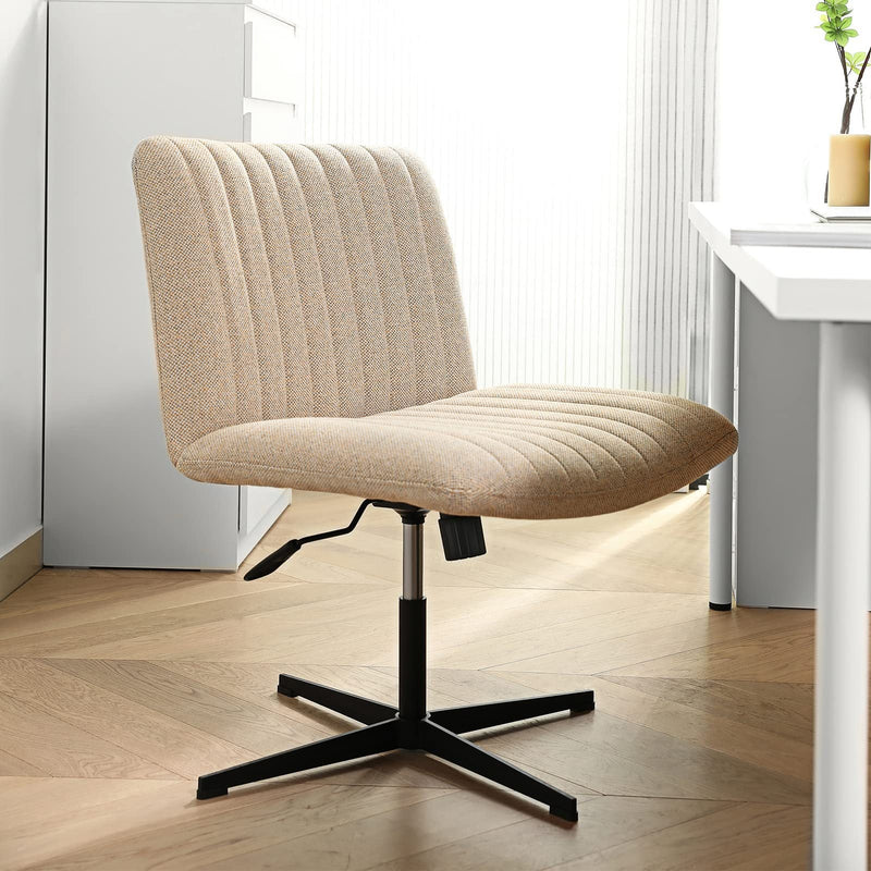 Moderner minimalistischer Schalenstuhl aus quadratischem Stoff, Kunststoff und Eisen für das Home Office 