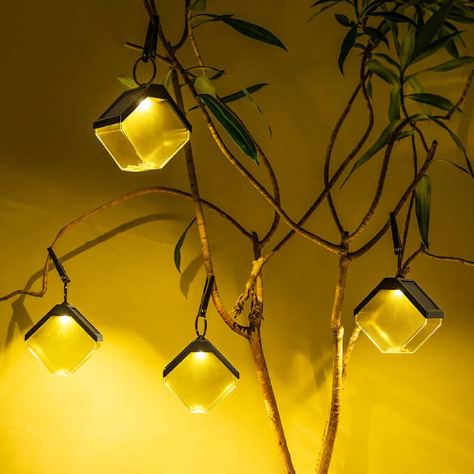 ضوء المناظر الطبيعية الخارجي المكعب LED البسيط الحديث للطاقة الشمسية 