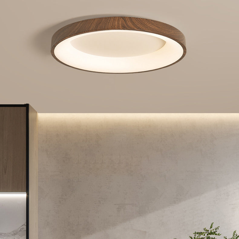 Traditionelle chinesische Eisen Acryl Runde Quadrat LED Unterputz Deckenleuchte für Schlafzimmer 