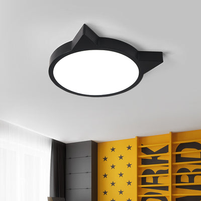 تصميم نورديك ماكرون قطة LED للأطفال ضوء سقف مثبت 