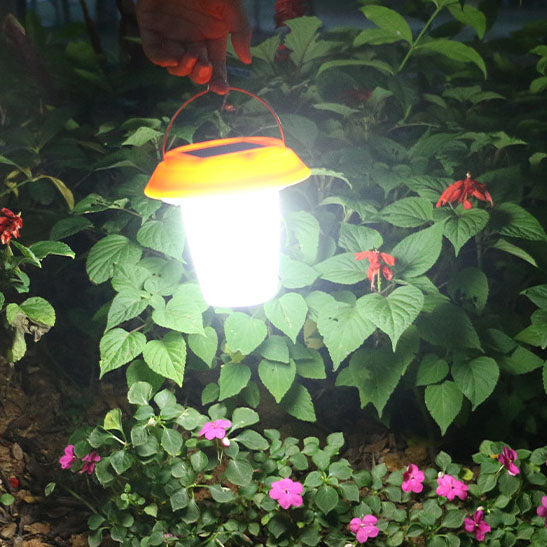 Lumière Paysagère Extérieure LED de Camping Portable en ABS PC en Forme de Champignon Étanche à l&